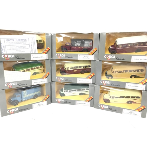 452 - A Collection of Boxed Corgi Classic Buses.