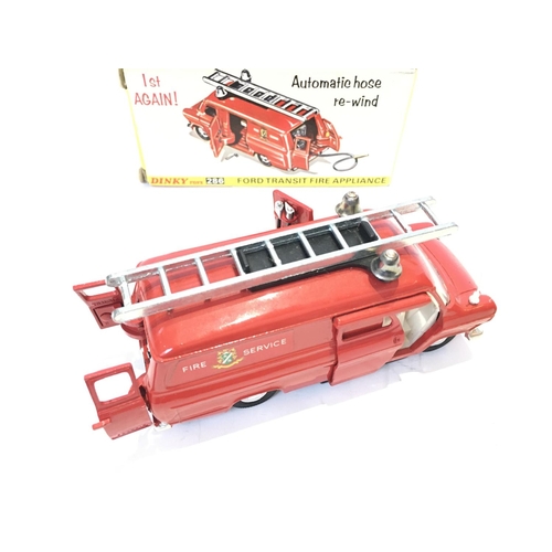 46 - A Boxed Dinky Ford Transit Fire Appliance #286.