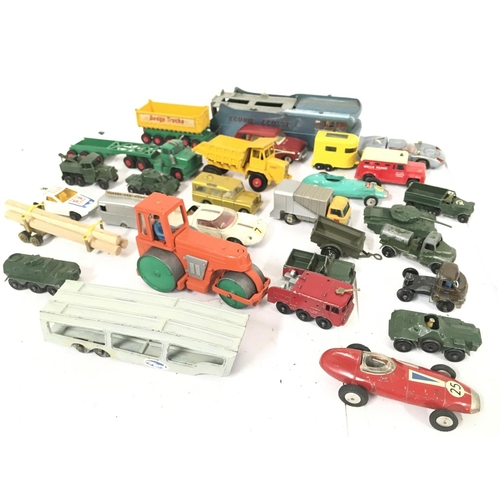 463 - A Collection Of Playworn Die-Cast including Dinky. Matchbox. Corgi.