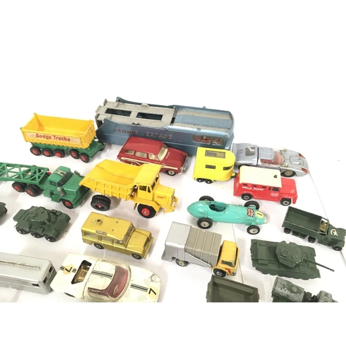 463 - A Collection Of Playworn Die-Cast including Dinky. Matchbox. Corgi.