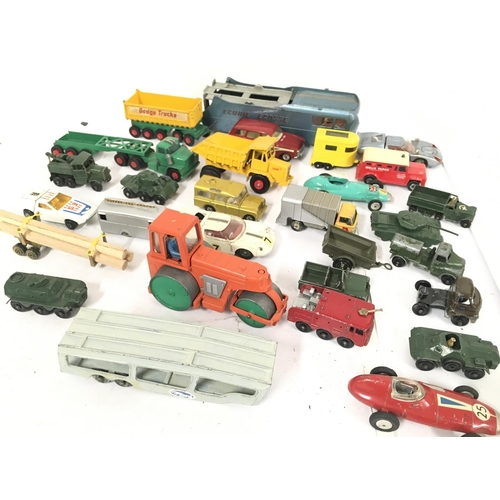 463 - A Collection Of Playworn Die-Cast including Dinky. Matchbox. Corgi.