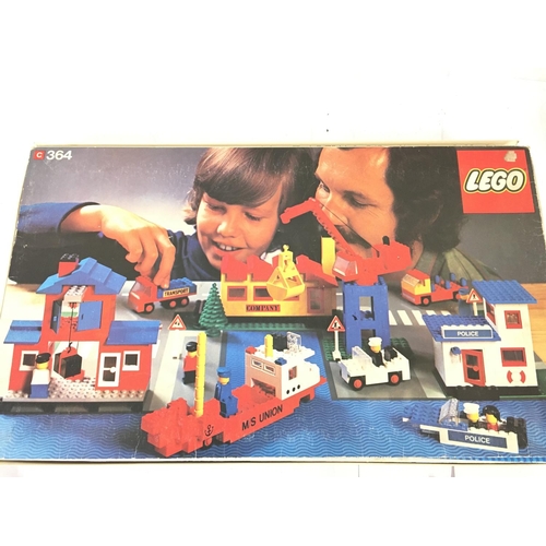 506 - A Boxed Lego Harbour Set C364 1975. Many pieces missing.