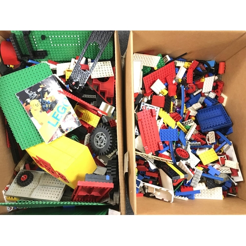 507 - 2 Boxes Containing a Collection of Loose Vintage Lego.(2).