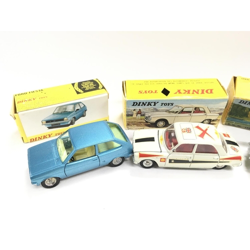 51 - A Boxed Dinky Ford Fiesta.A 204 Peugeot and a Boxed B.M.W. 1500.