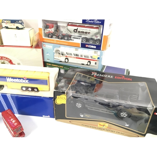 68 - A Collection of Various Die-Cast Mostly Boxed. Including Corgi. Maisto. Etc.