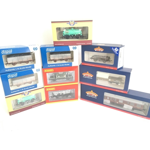 688 - A Collection of 00 Gauge Boxed Wagons and a Coach. Including Bachmann. Hornby. Dapol and Oxford.