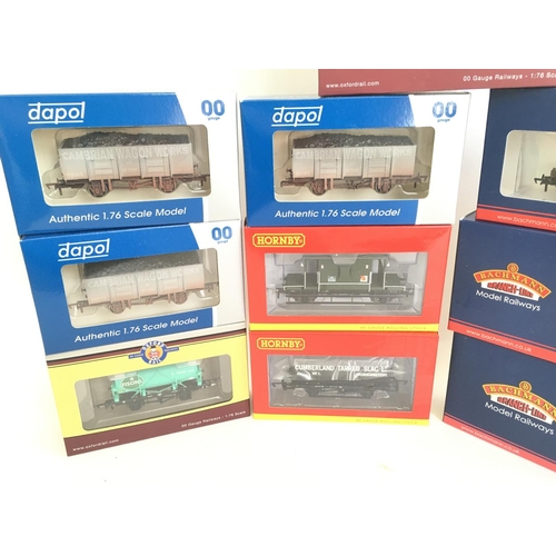 688 - A Collection of 00 Gauge Boxed Wagons and a Coach. Including Bachmann. Hornby. Dapol and Oxford.