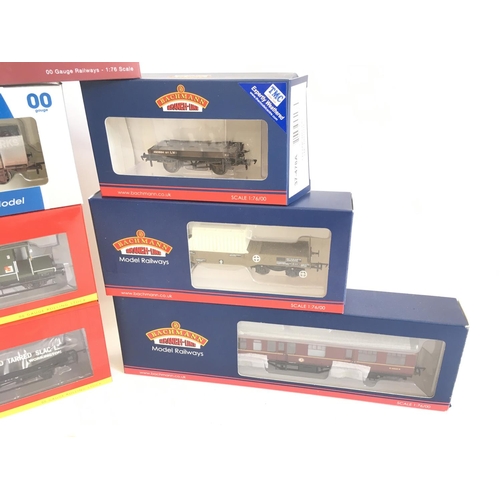 688 - A Collection of 00 Gauge Boxed Wagons and a Coach. Including Bachmann. Hornby. Dapol and Oxford.