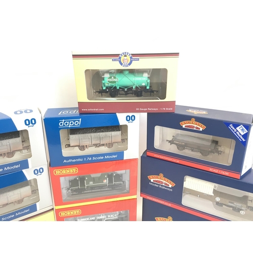 688 - A Collection of 00 Gauge Boxed Wagons and a Coach. Including Bachmann. Hornby. Dapol and Oxford.