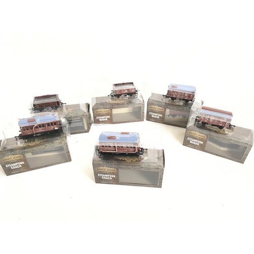 696 - A Collection of 00 Gauge Bassett-Lowke Wagons and Coaches.