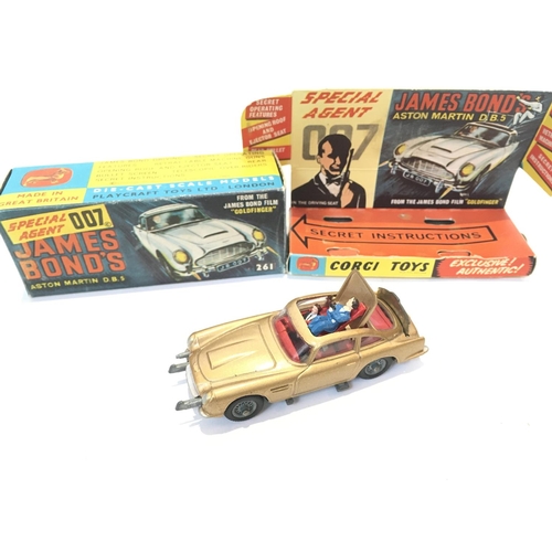 9 - A Boxed Corgi James Bond Aston Martin D.B.5. #261 (No Instructions).