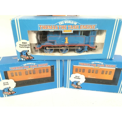 99 - A boxed Hornby 00 Gauge Thomas the Tank Engine with Carriages. Track and others.