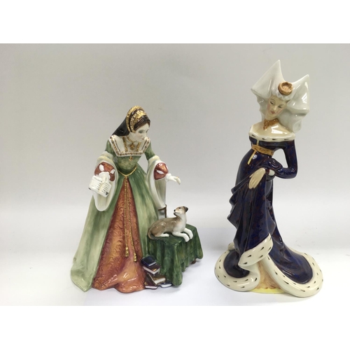 1015 - Two boxed Royal Doulton historical figures comprising Lady Jane Grey HN3680 with COA and The Lady An... 