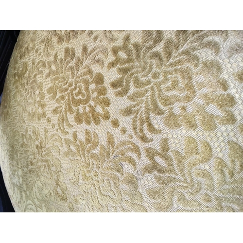 1506 - Three piece suite consisting of two arm chairs and a sofa made with ebonsied wood