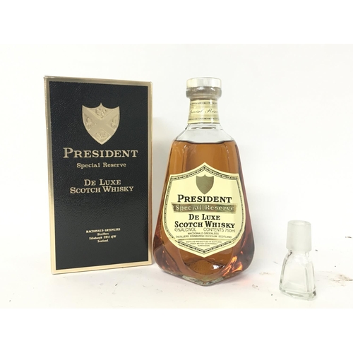 2028 - President Special Reserve De Luxe Scotch Whiskey boxed