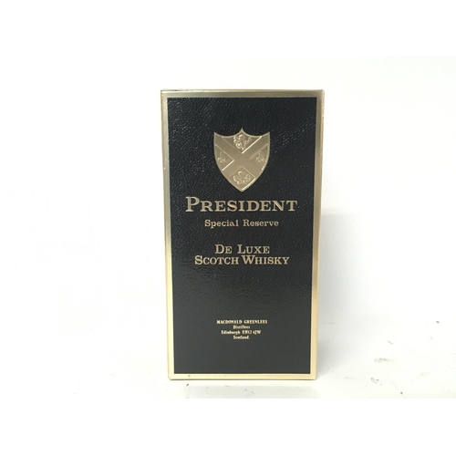 2028 - President Special Reserve De Luxe Scotch Whiskey boxed