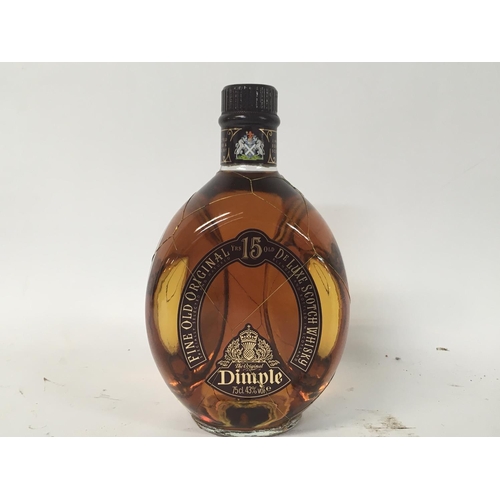 2030 - Dimple Fine Old Original 15 Year Old De Luxe Scotch Whiskey & 12 Dimple miniatures