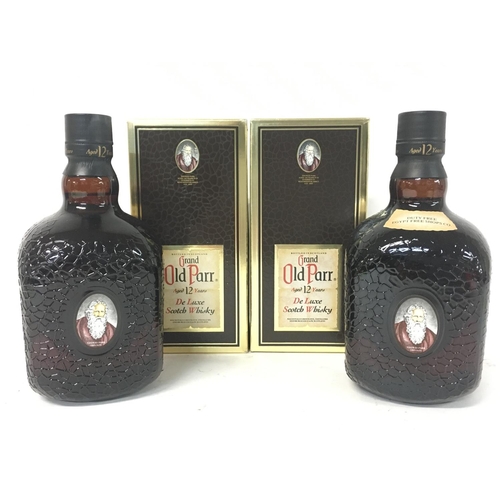 2031 - Two bottles of Grand Old Parr, boxed