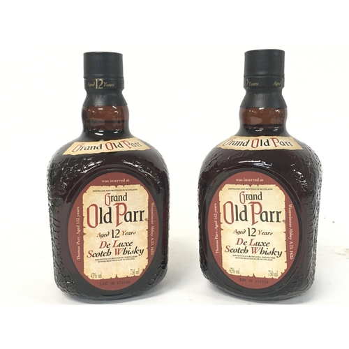 2031 - Two bottles of Grand Old Parr, boxed