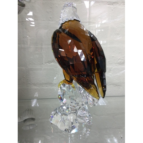 1026 - A very large Boxed Swarovski Limited Edition Bald Eagle in fitted box, fitted case, with framed cert... 