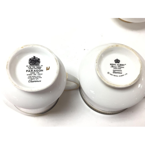 1063 - A Royal Albert and Paragon Clarence pattern dinner service