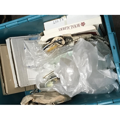 1130 - A box containing collectors plates and one other box of decorative China (2)