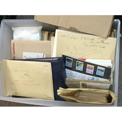 1695 - Three boxes containing philatelic unassigned first day covers Post office promotional photos post of... 