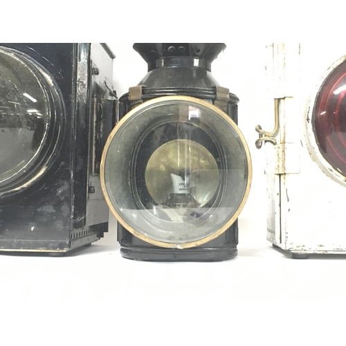 1804 - Vintage British railway lights