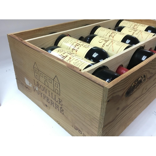 1951 - A case containing twelve bottles of Leoville Poyferre 1985