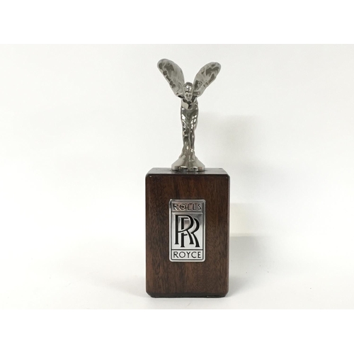 701 - A Rolls Royce Spirit of Ecstasy mascot bonnet ornament