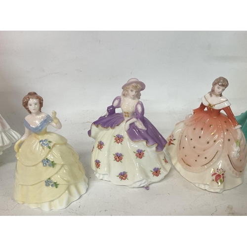 920 - Collection of Doulton and small Coalport figures