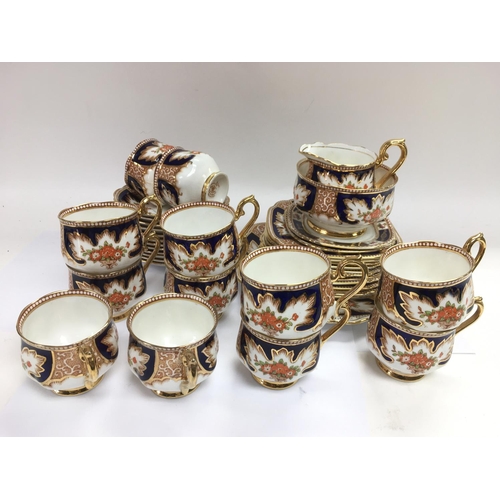 929 - A Royal Albert tea set in Royalty pattern.