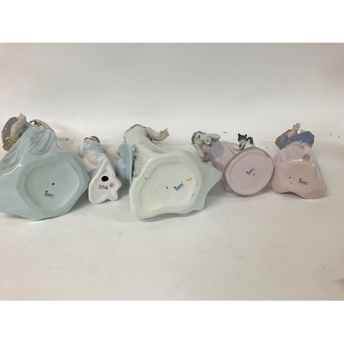 959 - WITHDRAWN - A collection of Nao and similar porcelain figures