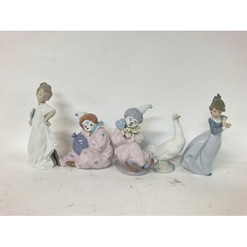 959 - WITHDRAWN - A collection of Nao and similar porcelain figures