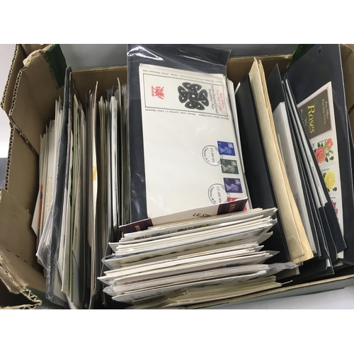 1718 - A box containing first day covers