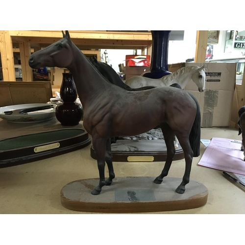 1240 - A of collection eight horse figurines including Beswick and limited edition Doulton