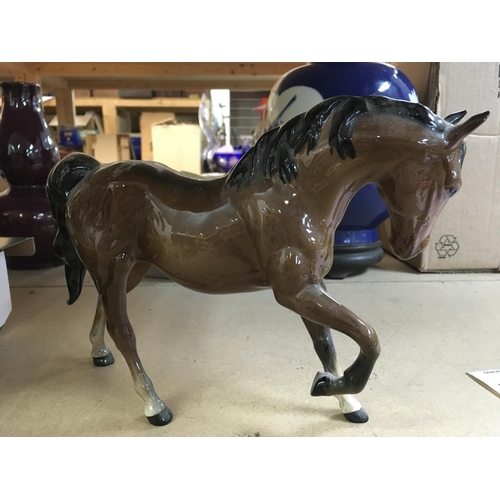 1240 - A of collection eight horse figurines including Beswick and limited edition Doulton