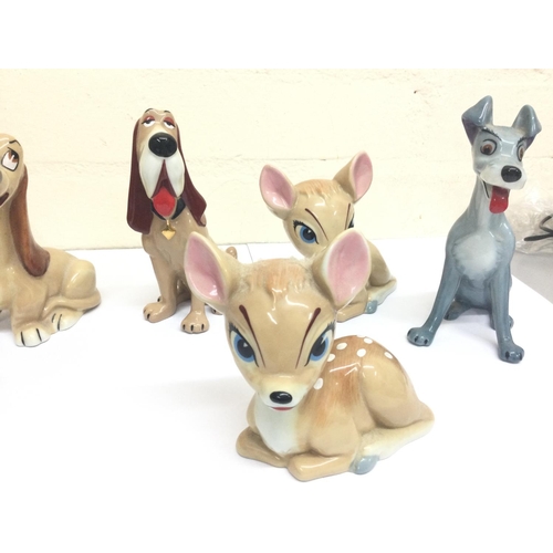 1283 - Wade Disney ceramic figures, blow ups