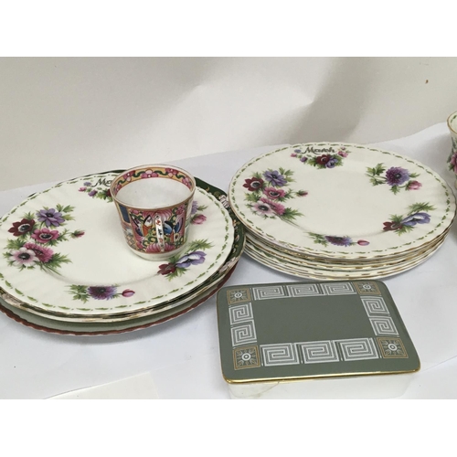 1351 - A Royal Albert Anemones March part tea set and other ceramics (a lot)