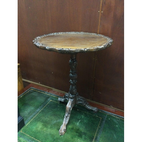 1538 - A reproduction George III style mahogany wine table, approx height 68cm.