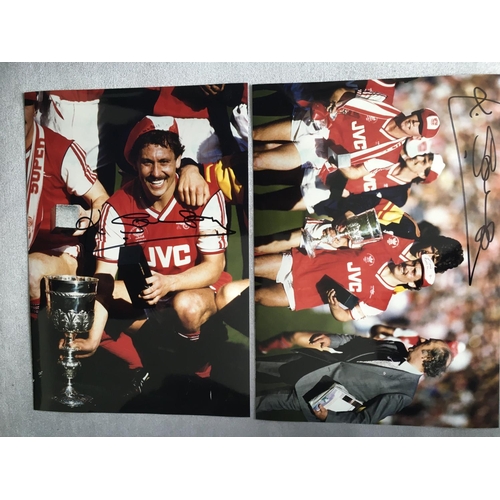 12 - Arsenal 1987 League Cup Final Match Worn Football Shirt: Red short sleeve number 3 shirt with Little... 