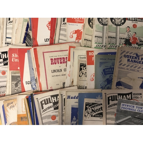 150 - 1950s Football Programmes: Spanning the whole decade with many different teams. Good Fulham content.... 