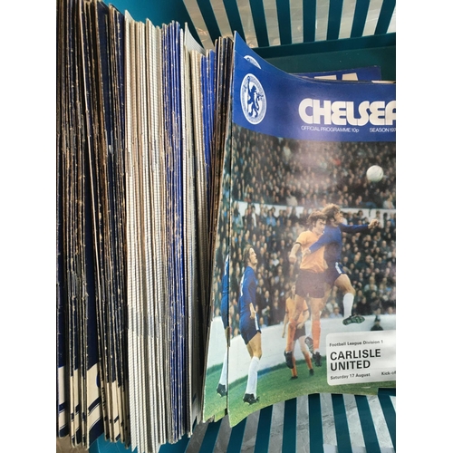 165 - Chelsea Football Programmes: Quantity of 70s homes including a full set of 72/73. C/W a small amount... 