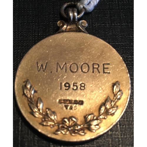 2A - 57/58 West Ham 2nd Division Winners Football Medal: Stunning gold medal with ring suspension awarded... 