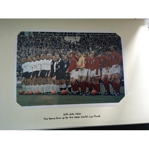 46 - Rare Bobby Moore Fund 1966 World Cup Football Album: Official folder stating Bobby Moore fund with a... 