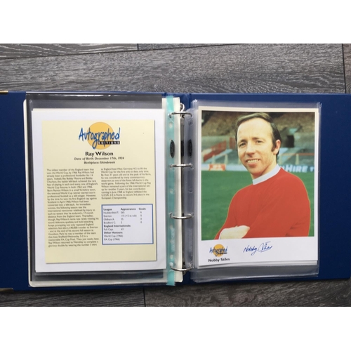 47 - 1966 England World Cup Winners Signed Football Prints: All ten of the official Autographed Editions ... 