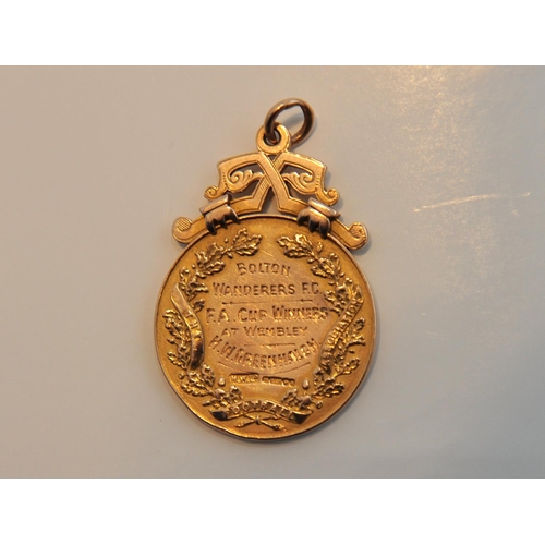 6 - Bolton Wanderers 1926 FA Cup Winners Football Medal: Issued to Harry Greenhalgh after defeating Manc... 