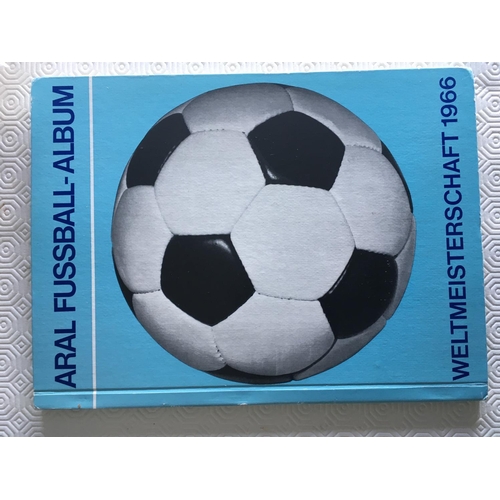 62 - 1966 World Cup Signed Football Card Album: Aral Fussball Album Weltmeisterschaft 1966. Not only sign... 