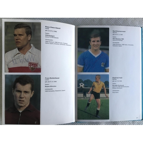 62 - 1966 World Cup Signed Football Card Album: Aral Fussball Album Weltmeisterschaft 1966. Not only sign... 