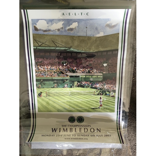 753 - Wimbledon Tennis Official Large Posters: Stunning original very large posters for the championships ... 